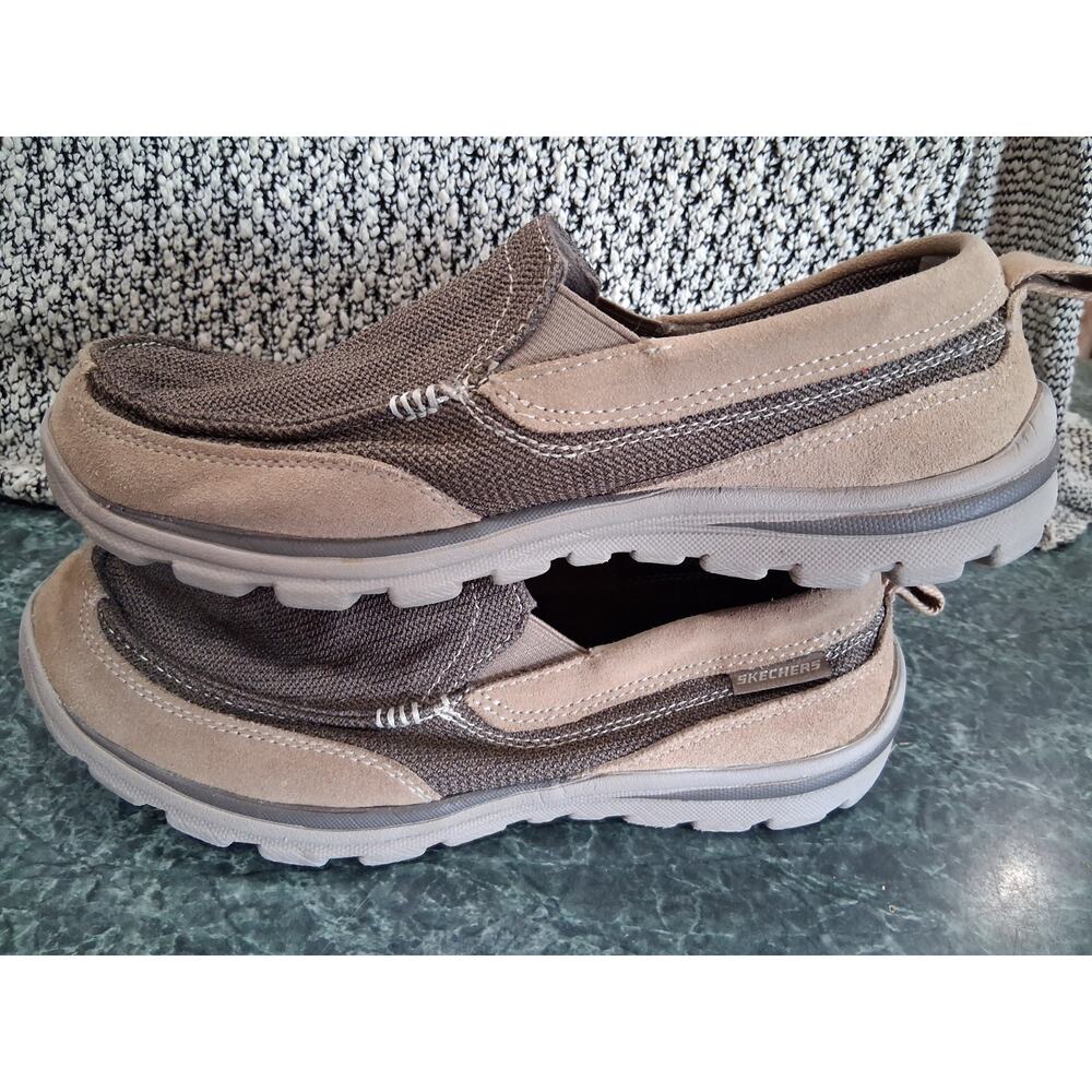 Skechers Relaxed Fit Superior Milford SN64365 Slip-on Loafer Shoes Mens 9 EEE - Picture 9 of 13